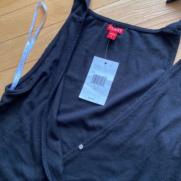 NWT- Guess Tank Top - Black - Picture 2 of 4